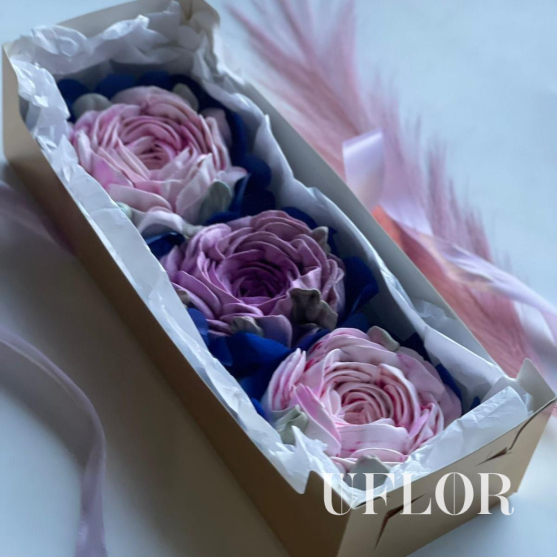 Пионы - зефир ручной работы